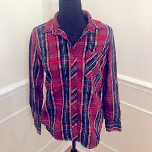 Red plaid shirt